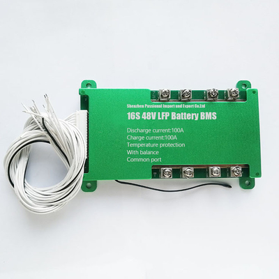 Widerstehen Sie Batterie BMS Common Port 16S 48V 100A BMS Screw Type 85v LiFePO4