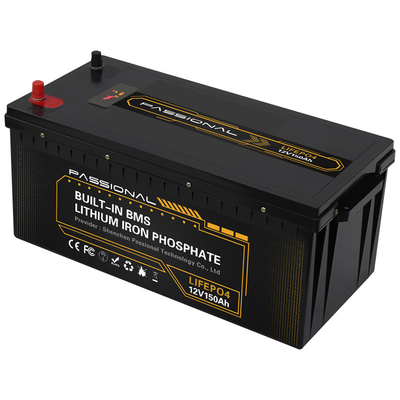 Langer wieder aufladbarer Satz des Leben-12v 150ah der Lithium-Batterie-LiFePO4 für RV-Solarenergie