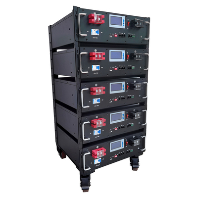 Lithium-Batterie-Satz-Gestell angebrachte Art 51.2v 100ah 5kwh Lifepo4