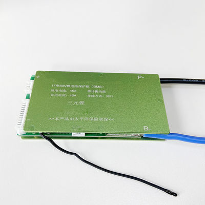 3.7V allgemeiner Hafen PWBs Li Ion Protection Board BMS 17S 60V 45A mit Balance