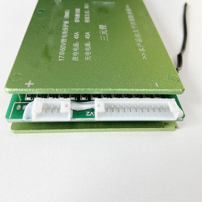3.7V allgemeiner Hafen PWBs Li Ion Protection Board BMS 17S 60V 45A mit Balance