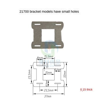 Batterie-Träger-Haltewinkel, der 23.5mm Streifen Nickel-2P 21700 für Batterie-Verbindung sperrt