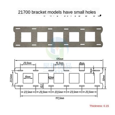 Batterie-Träger-Haltewinkel, der 23.5mm Streifen Nickel-2P 21700 für Batterie-Verbindung sperrt