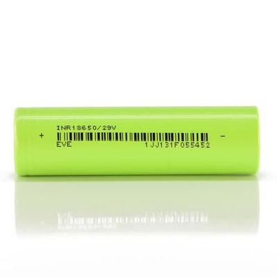 18650 Ionzellen der Batterie-Zellen 2900mAh 3.7V NCM EVE Lithium hellgrün für Ebike